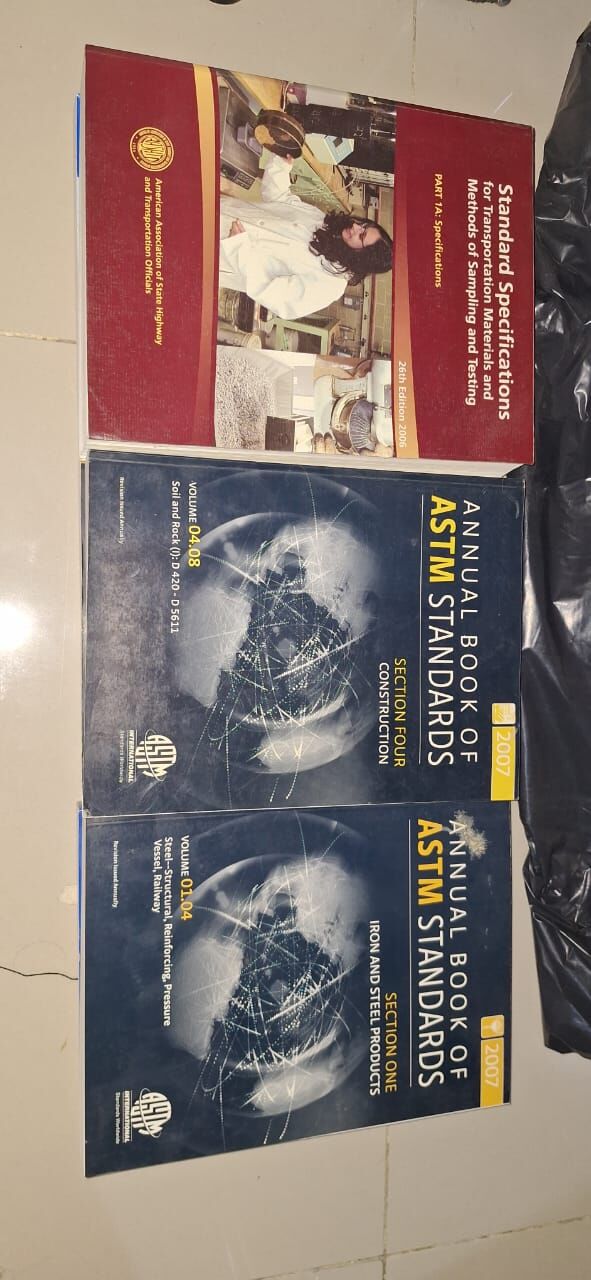 Hofuf, Books, SAR 300,  ASTM,ACI,AASHTO STANDARD BOOKS