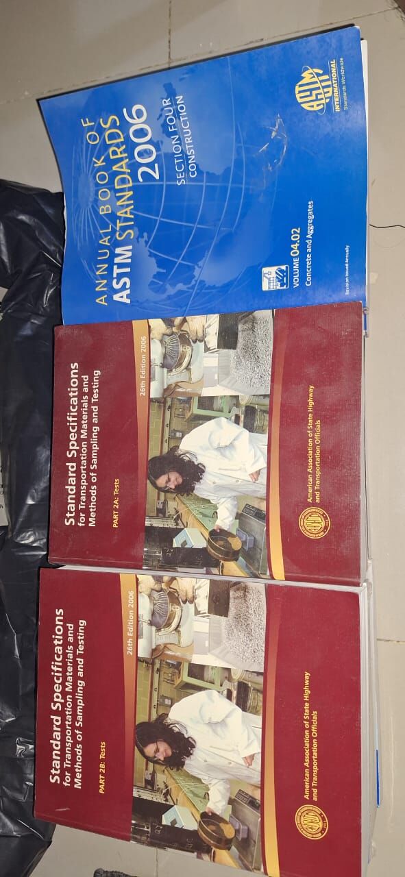 Hofuf, Books, SAR 300,  ASTM,ACI,AASHTO STANDARD BOOKS