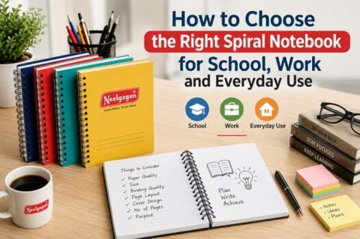 New Delhi, Materials, Choose The Right Spiral Notebook