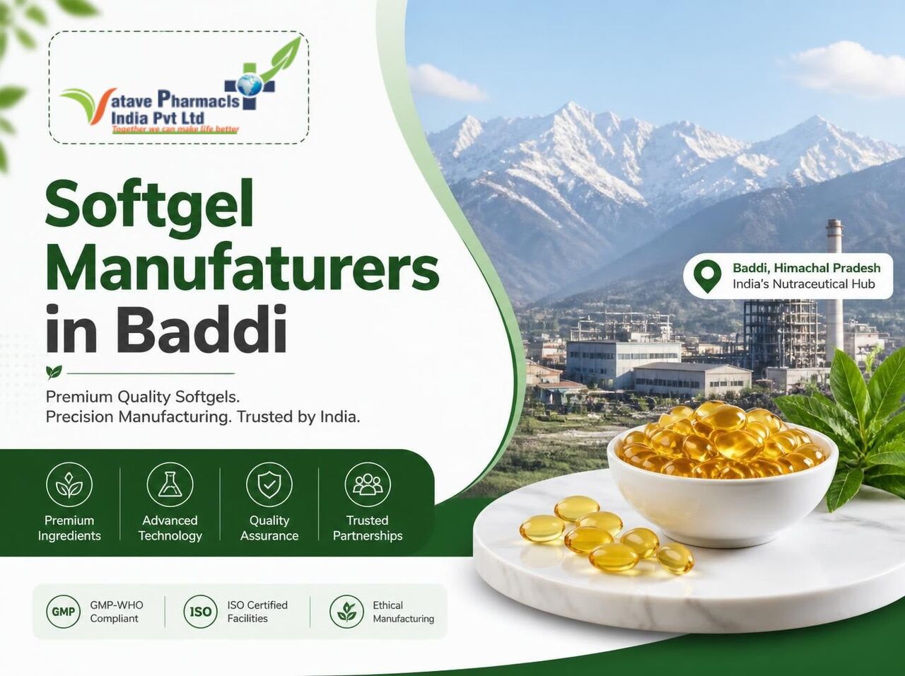 Chandigarh, Health, Softgel Manufacturers In Baddi