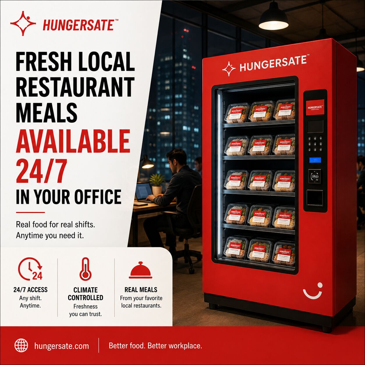 Hyderabad, Food Delivery, Fresh Local Restaurant Meals Available 24/7 In Your Office