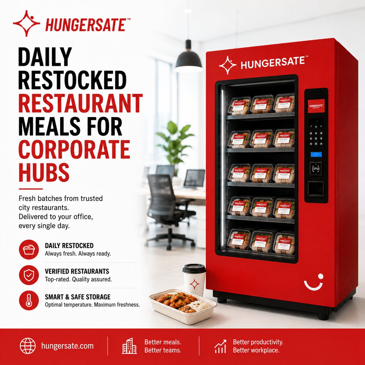Hyderabad, Food Delivery, Daily Restocked Restaurant Meals For Corporate Hubs