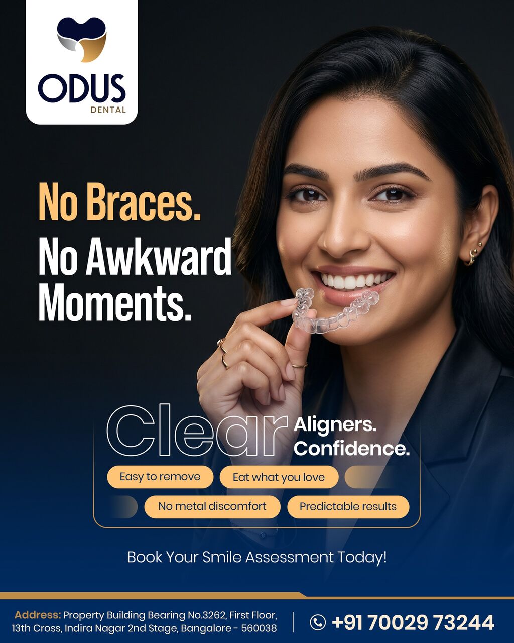 Bangalore, Dental, Invisalign Clear Aligners In Indiranagar, Bangalore - ODUS DENTAL