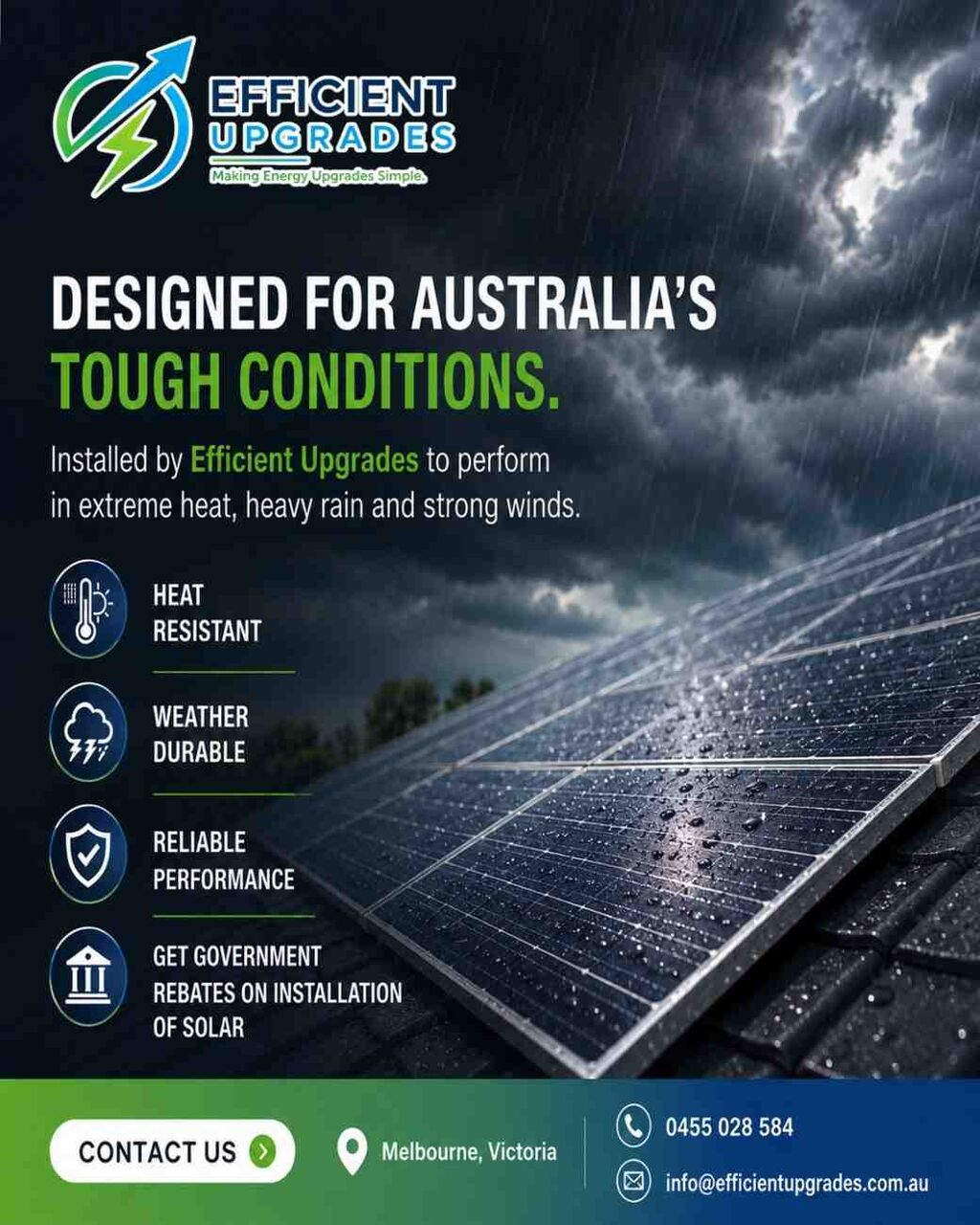 Melbourne, Electronics, AUD 4999,  ☀️ Solar Panels Built For Australian Conditions