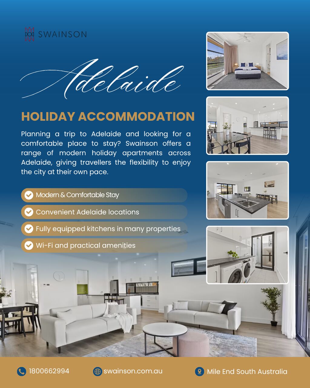 Sydney, Holiday/Vacation Rentals, Holiday Accommodation Adelaide | Comfortable Apartments For Your Next Stay