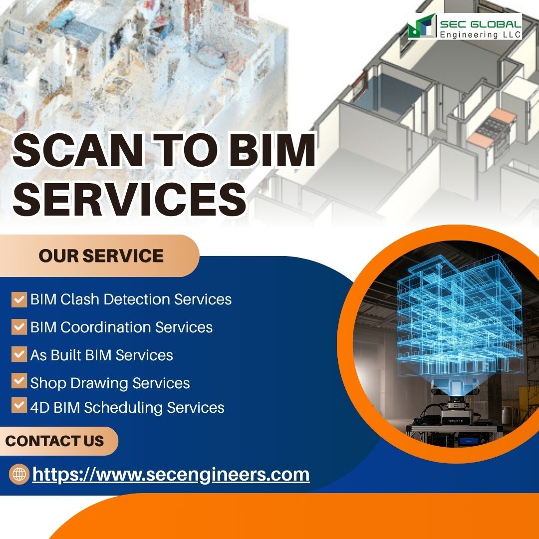 New York, Construction, Accurate Scan To BIM Services In USA By SEC Global Engineering LLC