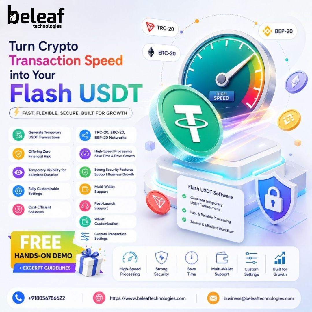 Mumbai, Software Development, Turn Crypto Transaction Speed Into Your Flash USDT