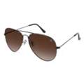 Buy Men&rsquo;s Black Aviator Sunglasses At Woggles