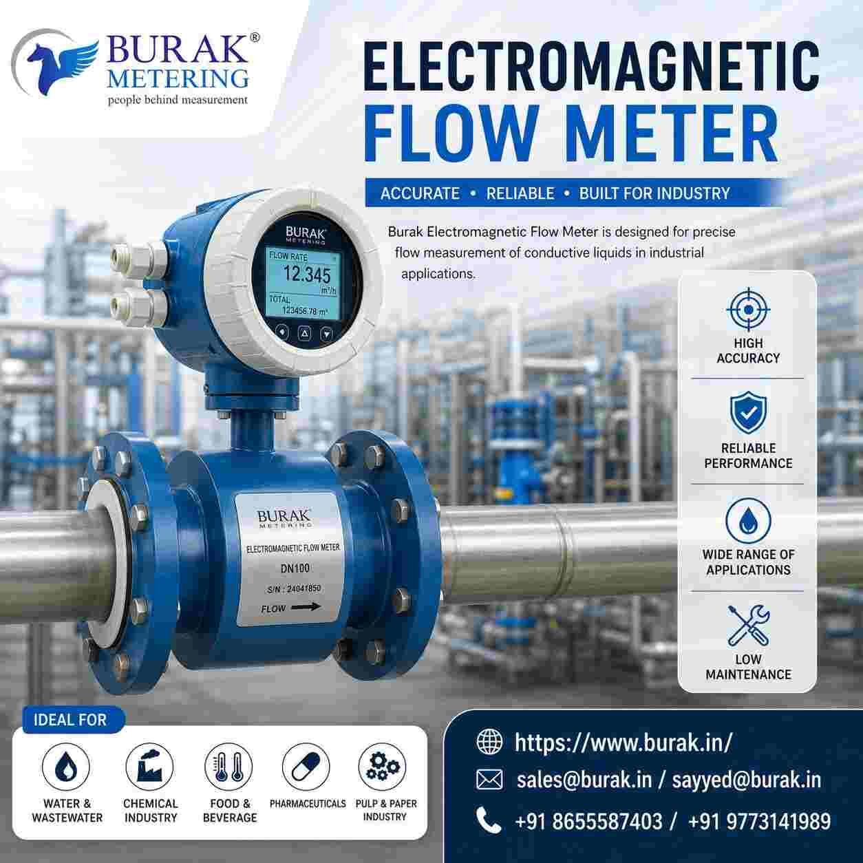 Mumbai, Industrial Machinery, Top Electromagnetic Flow Meter Manufacturers In India