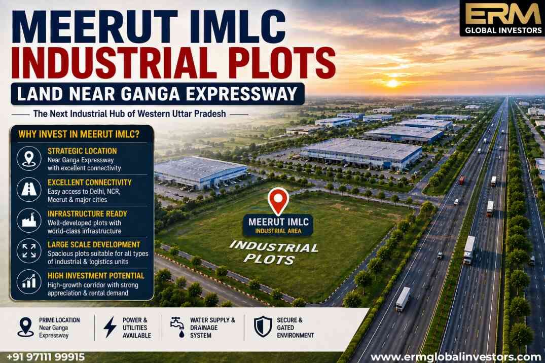 Noida, Industrial Land, Meerut IMLC Industrial Plots | Land Near Ganga Expressway