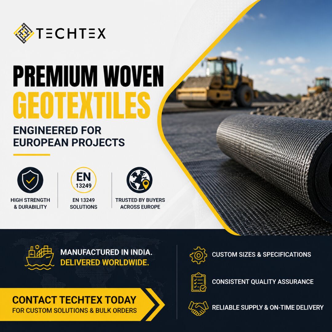Indore, Clothing & Accessories, INR 452001,  Import Woven Geotextile Fabric From India To Europe: Buyer Guide