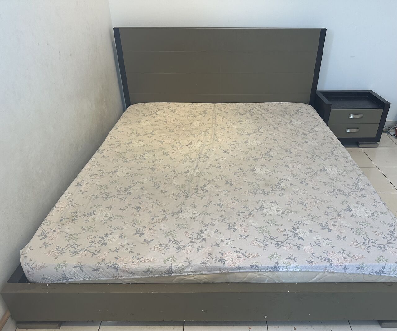 Bilad Al Qadeem, Furniture, BHD 55,  Strong Double Bed With Side Table
