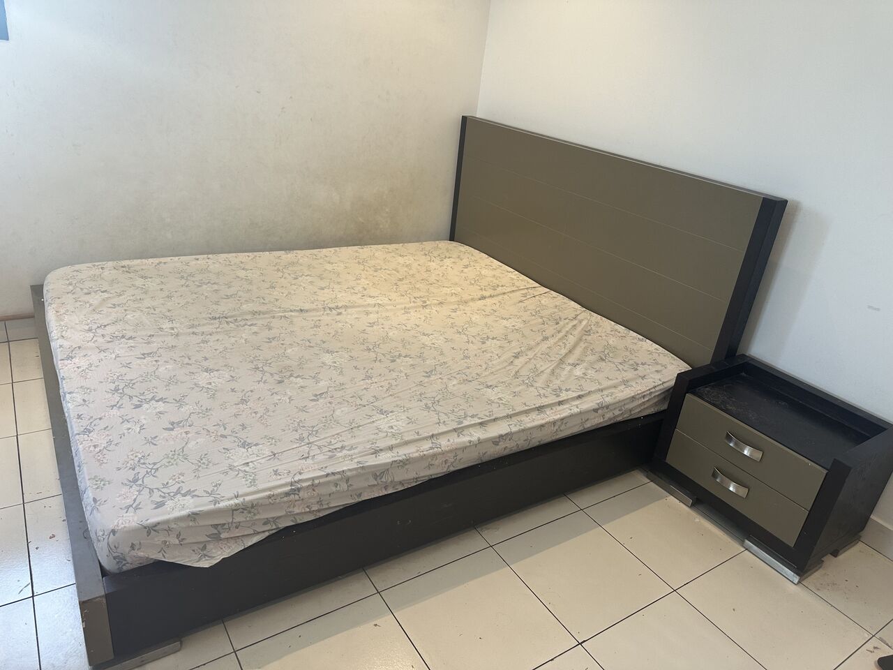 Bilad Al Qadeem, Furniture, BHD 55,  Strong Double Bed With Side Table