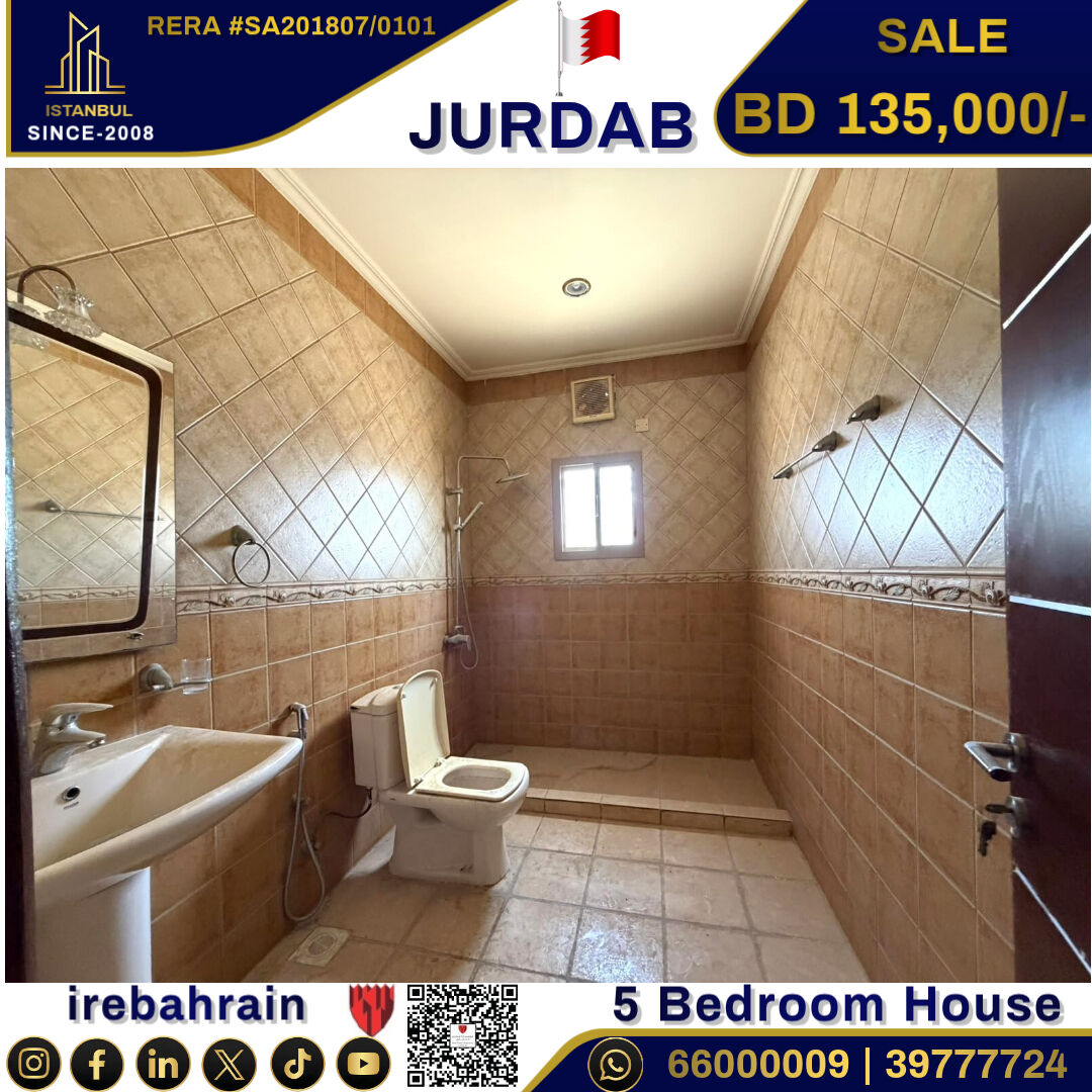 Sanad, Real Estate For Sale, BHD 135000,  5 BR,  Lovely Home For Sale In Jurdab