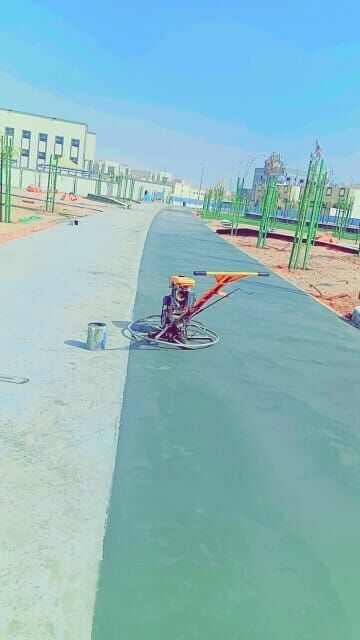 Al Aziziyah, Construction, صبة تيرازو صبة مروحة الخرسانة المطبوعة ال