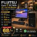 BHD 68,  Fujitsu Core I7 2.8GHz Computer RAM 8GB With 22" Full HD Monitor Built-in Camera, Speaker