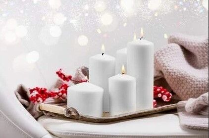 New York, Business, 4-Inch Pillar Candles