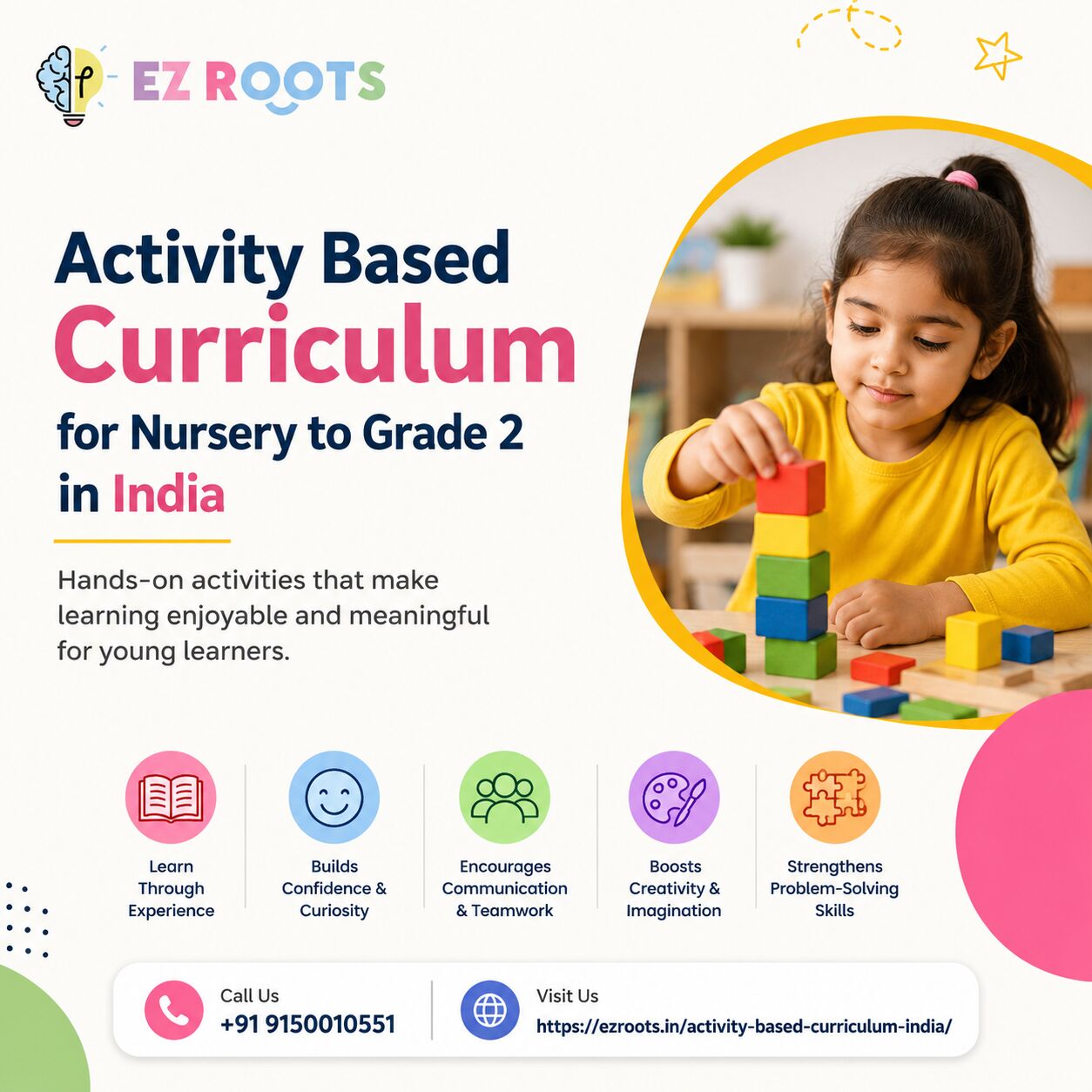 Chennai, Lessons Offered, Activity Based Curriculum For Nursery To Grade 2 In India: Growing Confident Learners