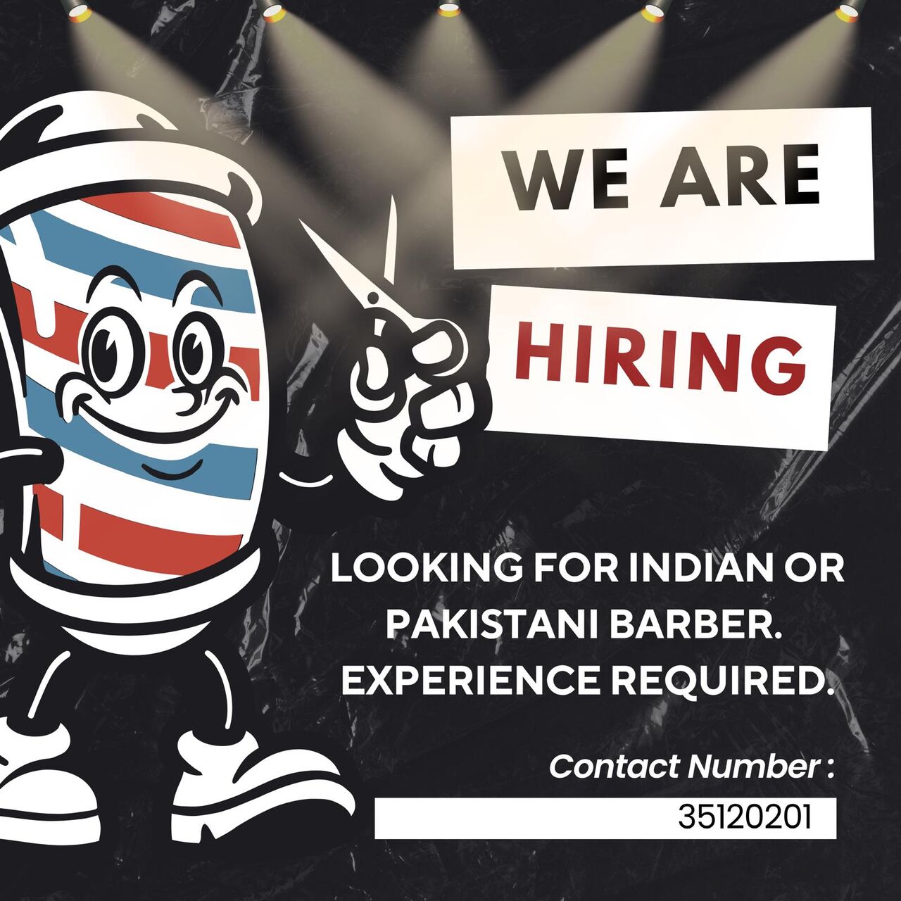 Manama, Jobs, Barber