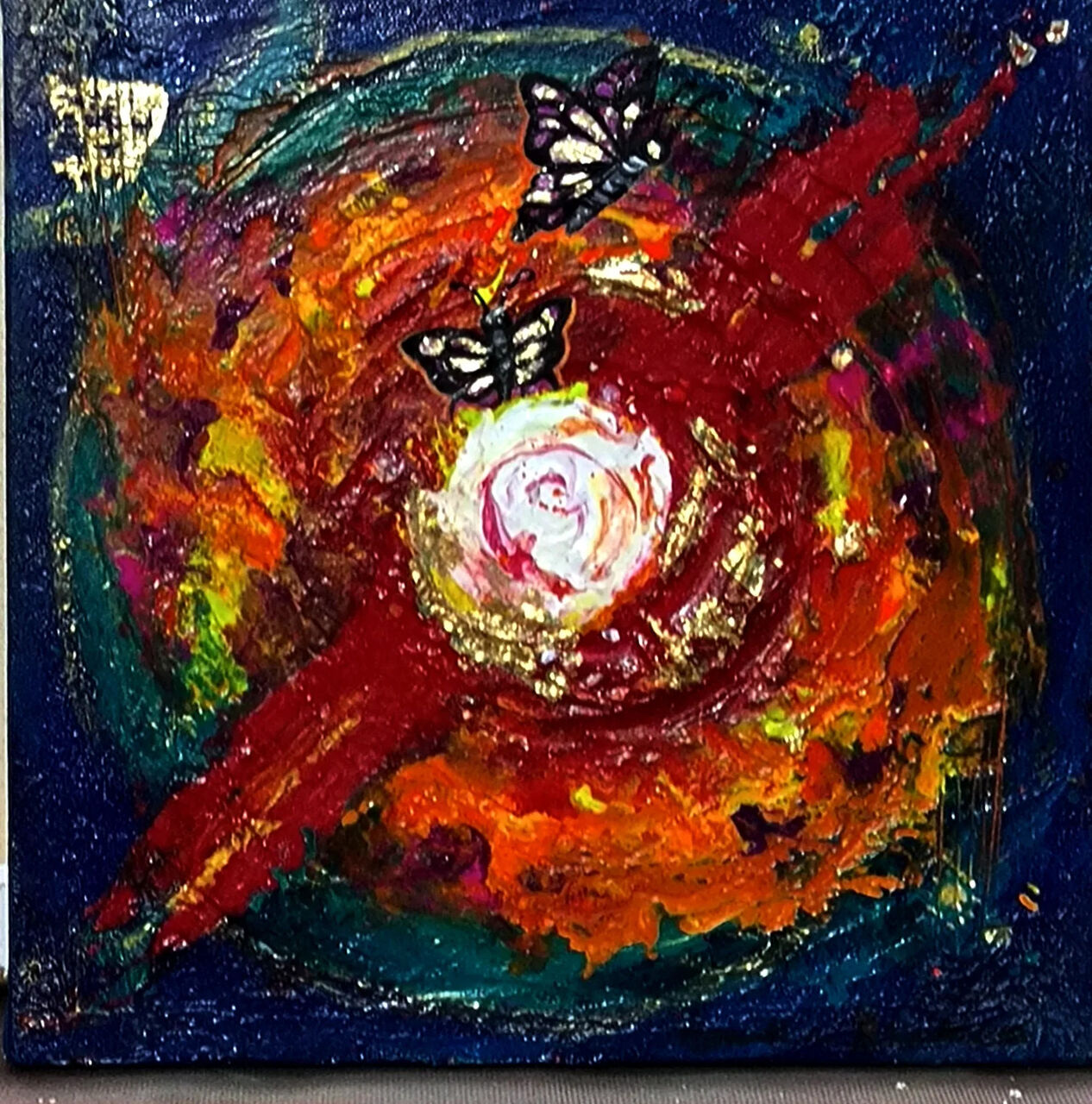 New Delhi, Household Items, INR 75999,  Whispers Of Soul &ndash; Contemporary Mixed Media Abstract Art By Monika Shukla