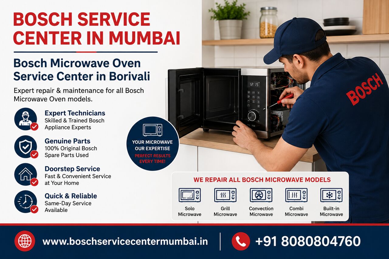 Mumbai, Appliance Repair, Bosch Microwave Oven Service Center In Borivali | Call Now