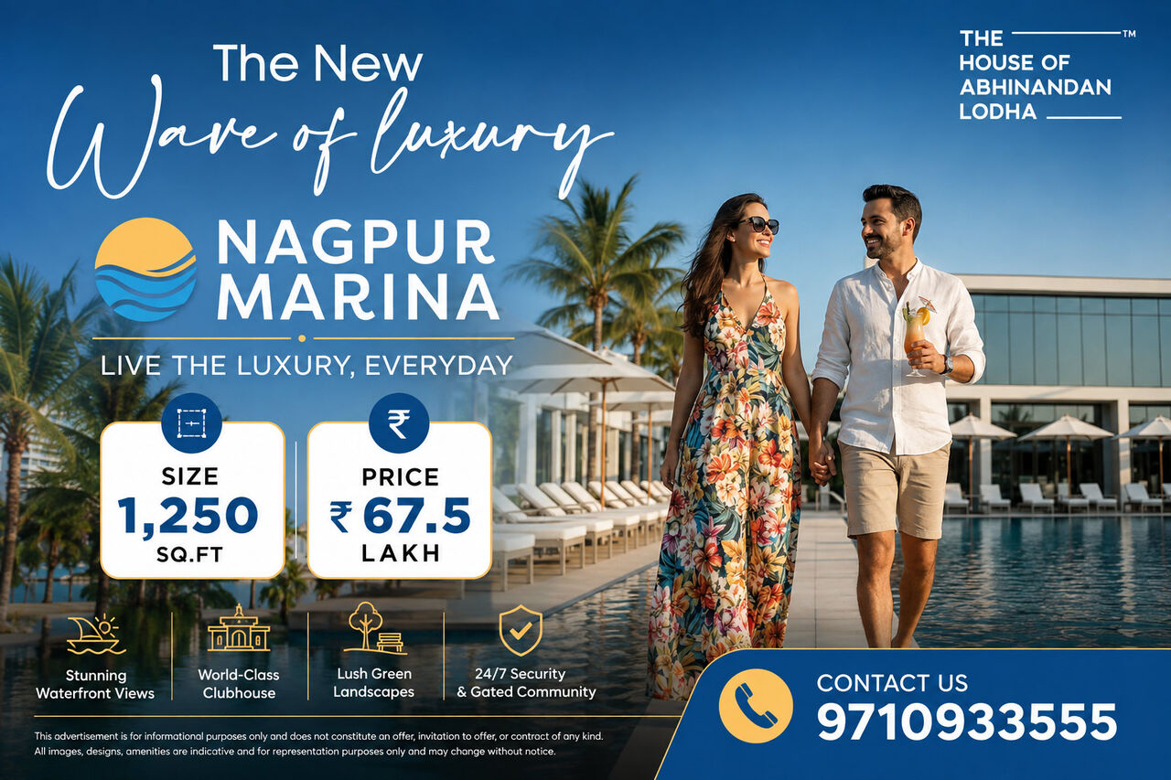 Nagpur, Residential Plots, INR 6799000,  1250 Sq. Feet,  HOABL Plots Nagpur Marina &ndash; Where Luxury Meets Prime Location