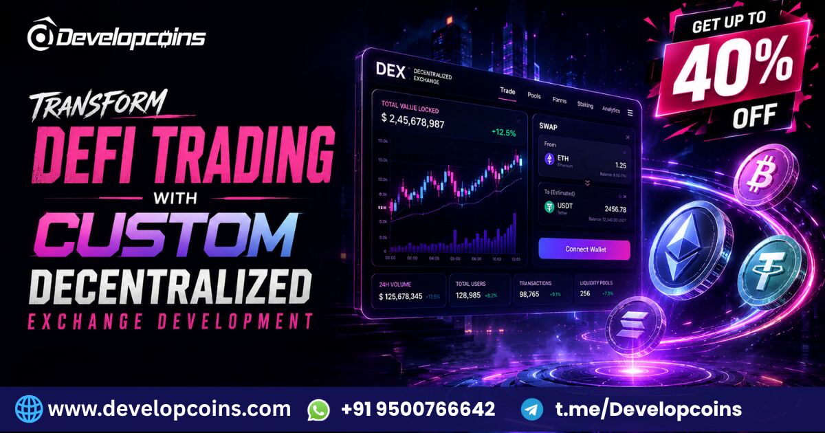 Boston, Business, Transform DeFi Trading With Custom Decentralized Exchange Development