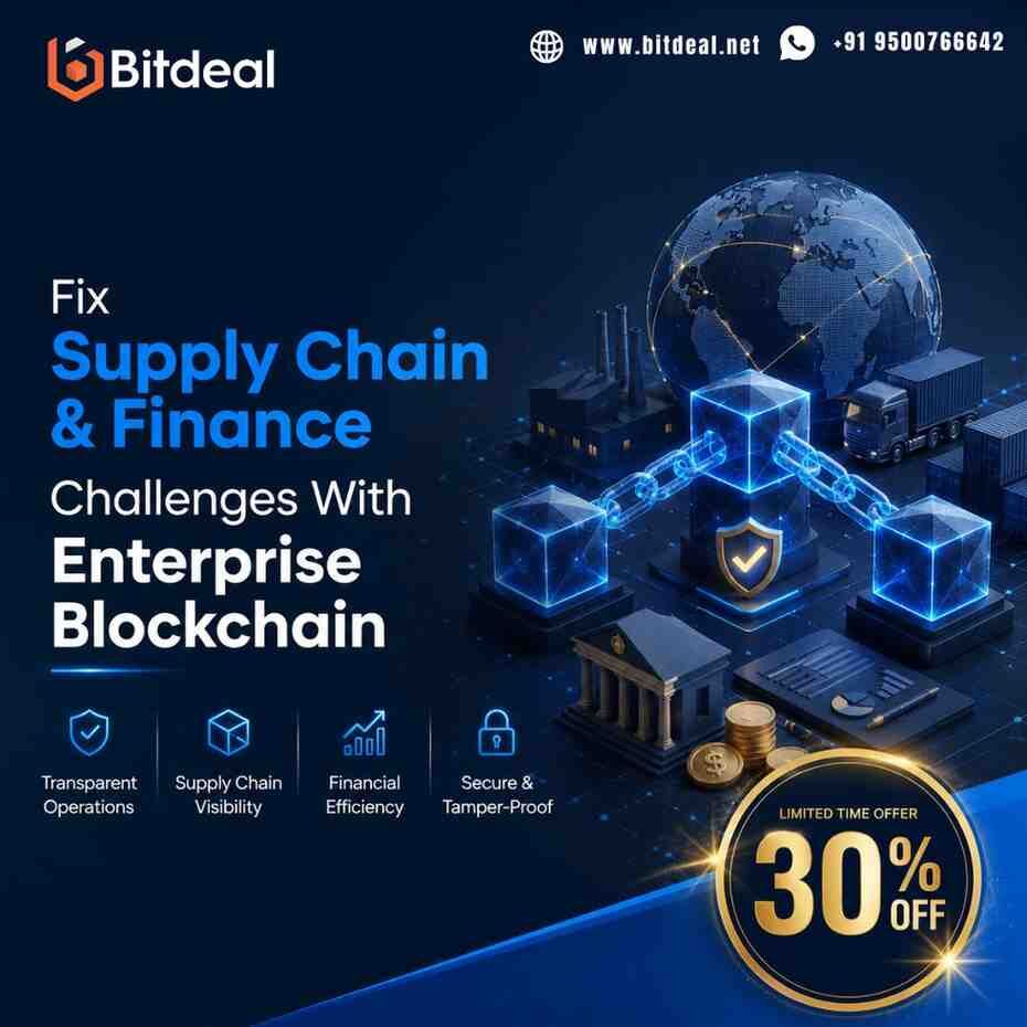 Dubai, Business, Fix Supply Chain & Finance Challenges With Enterprise Blockchain &ndash; 30% Off