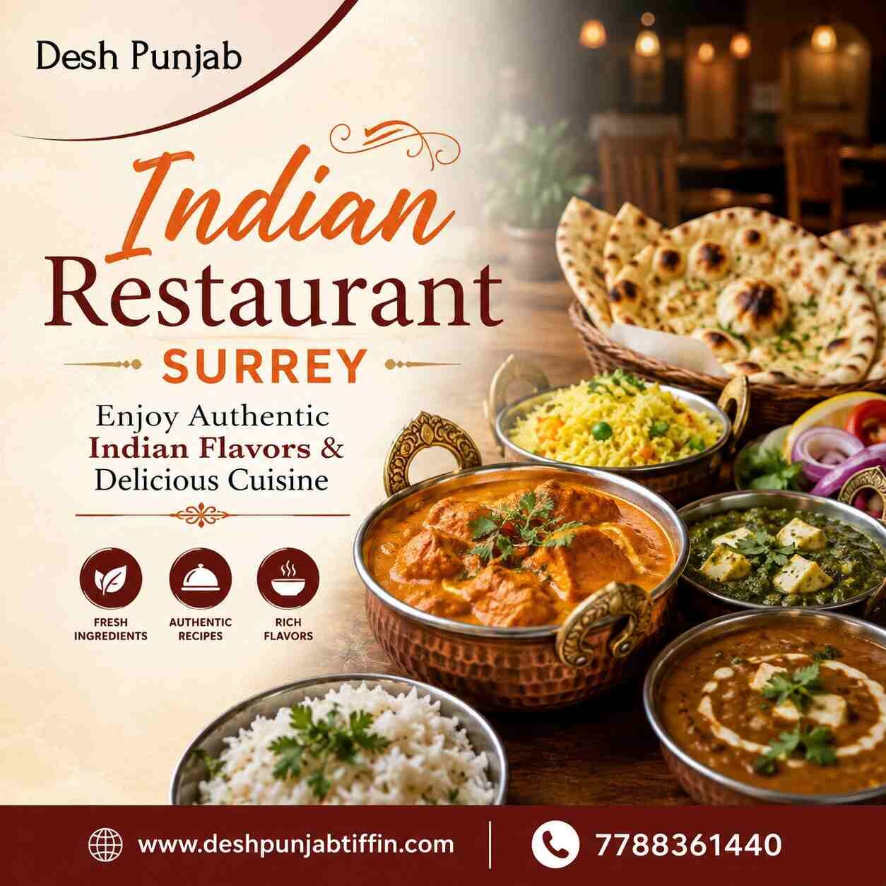 Surrey, Food Delivery, Indian Restaurant Surrey &ndash; Enjoy Authentic Indian Flavors & Delicious Cuisine
