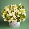 USD 200,  Order Fresh White Rose Bouquets Online &ndash; USA Fast Shipping