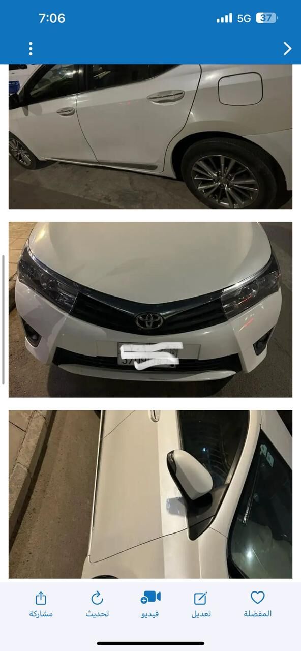 Riyadh, Vehicles, Cars & Trucks , SAR 27000,  Toyota Corolla,  2014,  Automatic,  304000 KM,  Selling My  .