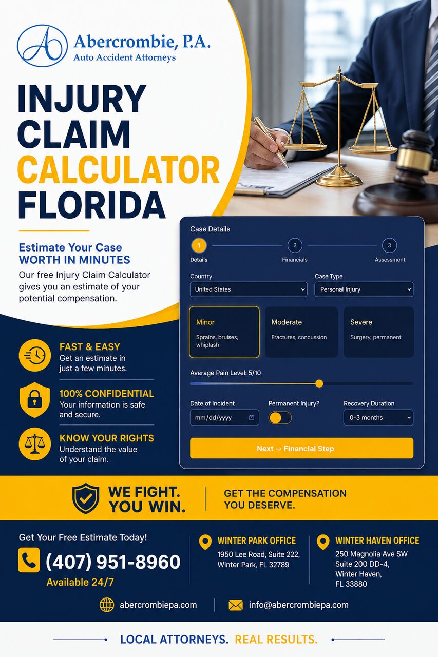 New York, Legal, Injury Claim Calculator Florida: Estimate Your Potential Compensation