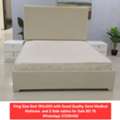 BHD 75,  ✅️ King Size Bed With Good Quality Semi Medical Mattress & Side Table For Sale