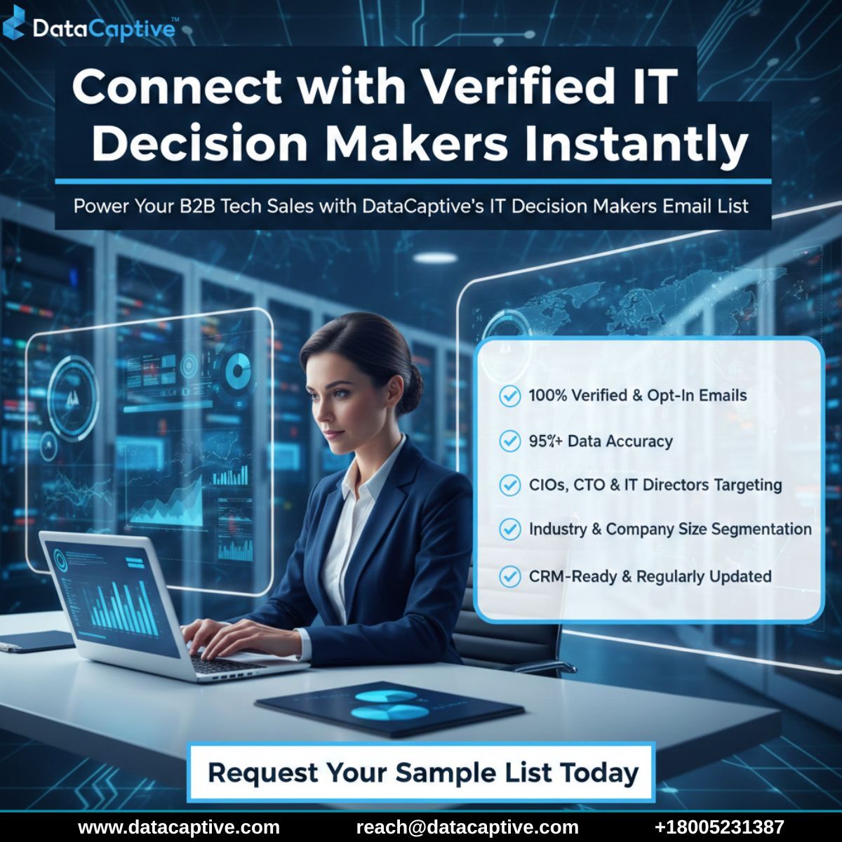 New York, Marketing, Buy IT Decision Makers Email List For USA