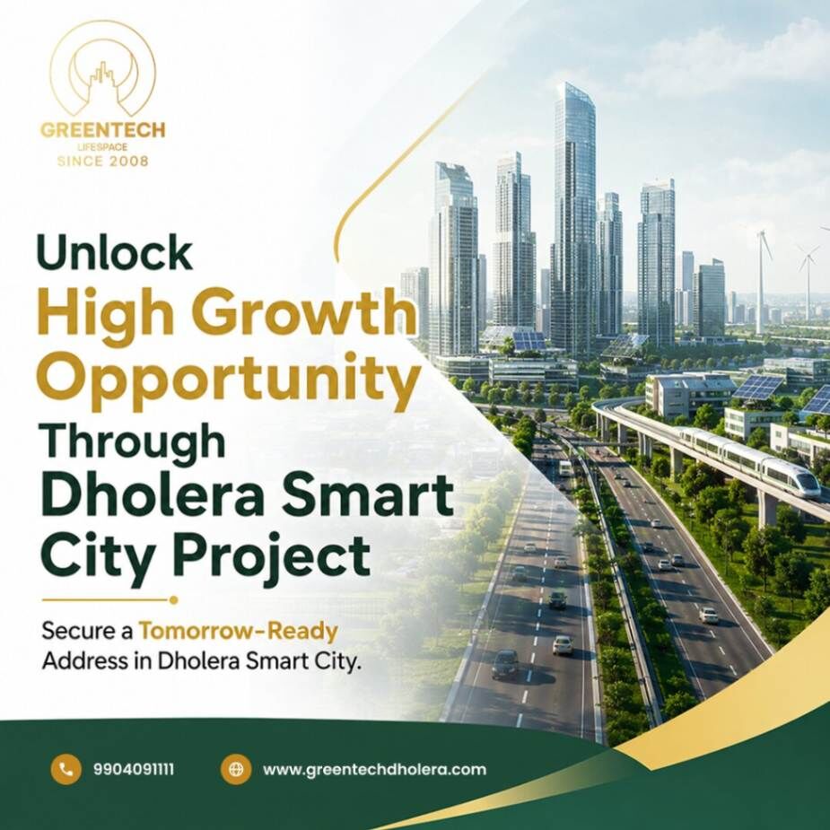 Ahmedabad, Real Estate, Dholera Smart City Residential Projects For Future-Prepared Living