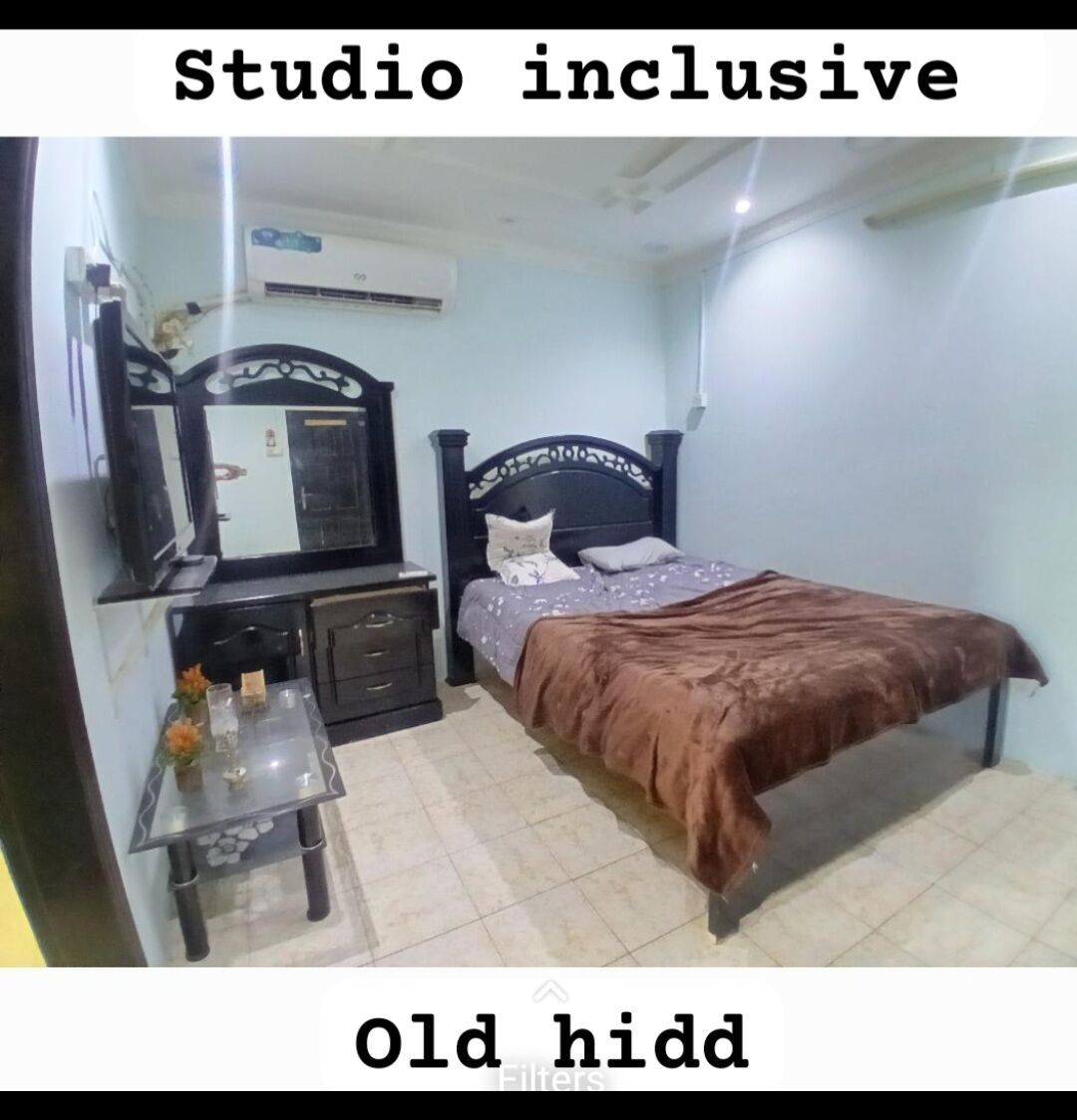 Hidd, Apartments, Flats, Houses & Villas, BHD 160/month,  1 BR,  Studio Flat For Rent Inclusive Ewa Hidd