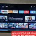 BHD 25,  32 Inch Android Smart Tv 25 Bd With Original Remote Wall Bracket Msg 3670 8372 Wts Ap No C