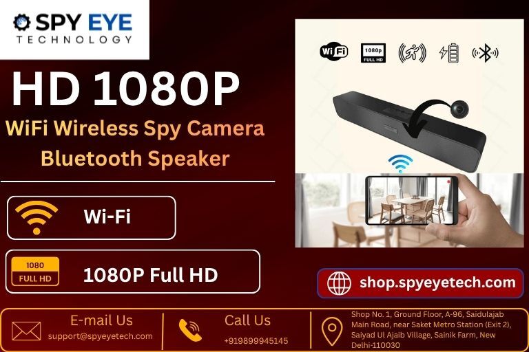 New Delhi, Electronics, INR 7999,  Best Place To Buy WiFi Spy Camera Bluetooth Speaker  From Spy Camera Dealers In Karol Bagh