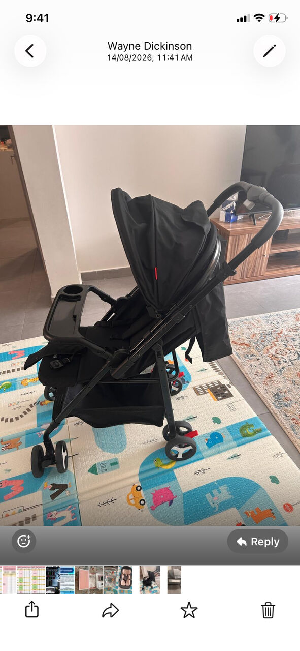 Al Rakah Al Janubiyah, Baby & Kid Stuff, SAR 150,  Used Baby Stroller &ndash; Good Condition