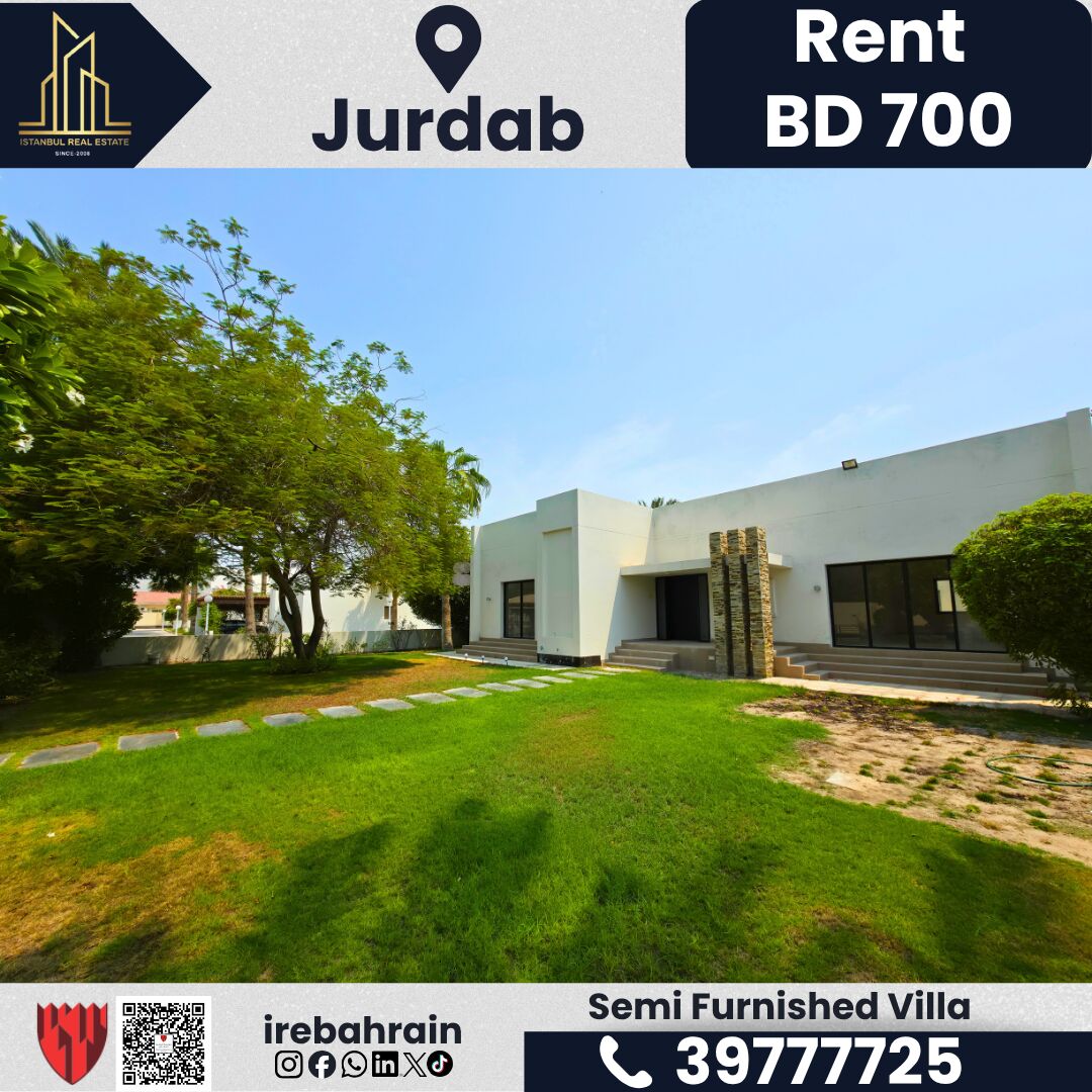 Isa Town, Villas, BHD 700,  Furnished,  Semi-Furnished Villa For Rent &ndash; Jurdab | BD 700/-