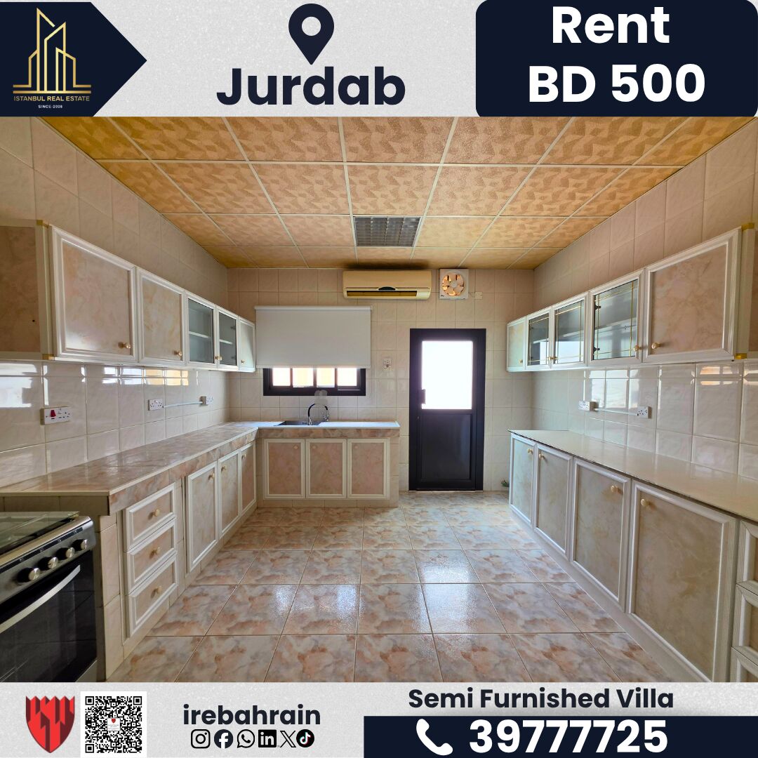 Isa Town, Villas, BHD 500,  Semi-Furnished Villa For Rent &ndash; Jurdab | BD 500/-