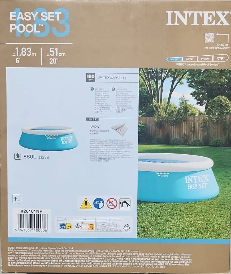 Riyadh, Toys & Games, SAR 70,  Intex Easy Set Pool