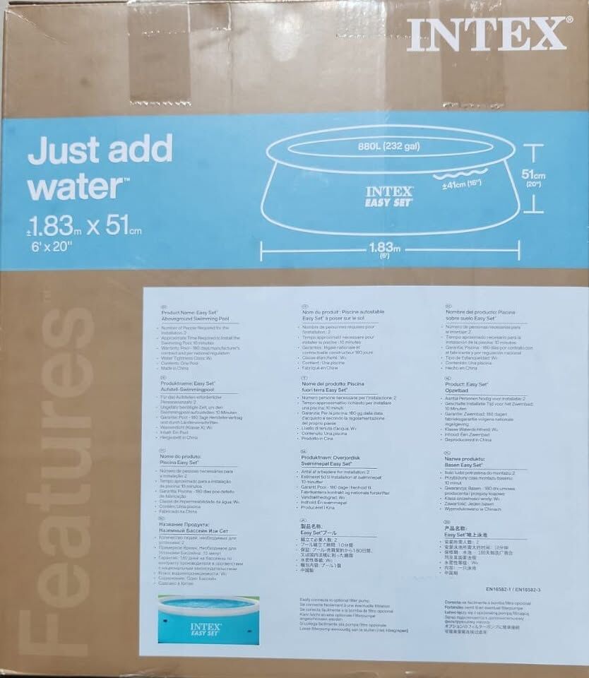 Riyadh, Toys & Games, SAR 70,  Intex Easy Set Pool