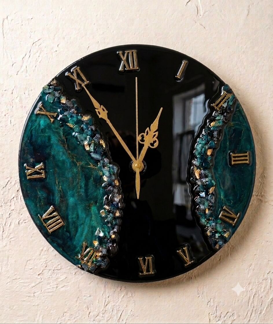 Yanbu, Household Items, SAR 150,  Handcrafted Wall Clock  Unique Home Decor & Gifts.