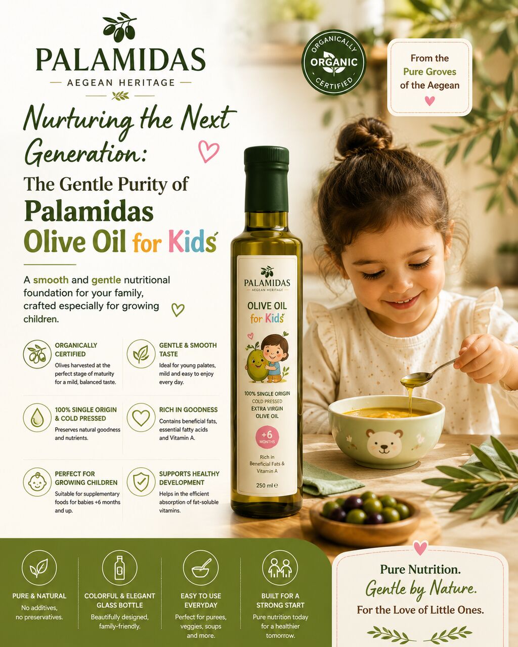Istanbul, Food, Nurturing The Next Generation - The Gentle Purity Of Palamidas Olive Oil For Kids