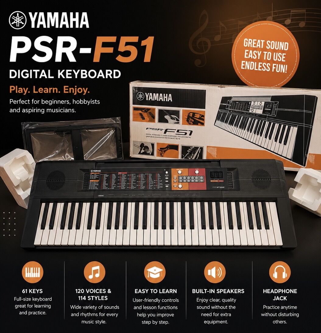 Riyadh, Musical Instruments, SAR 290,  Yamaha Keyboard