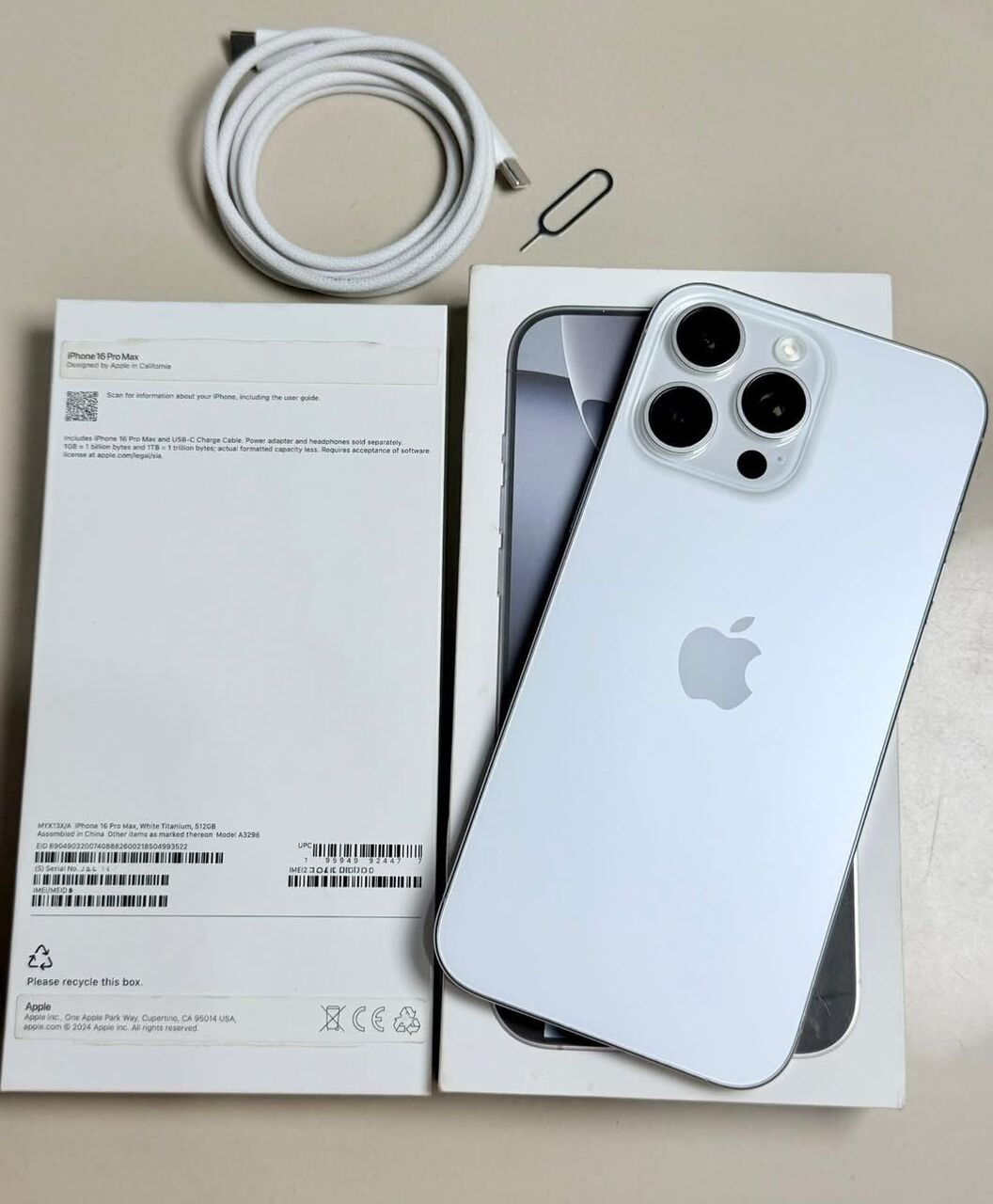 Cairo, Mobile Phones, EGP 32000,  Brand New Apple IPhone 16 Pro 128GB Unlocked