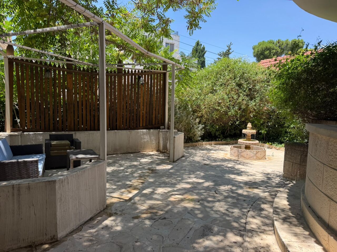 Jabal Al-Weibdeh, Apartments, Flats, Houses & Villas, JOD 12500/year,  Furnished,  2 BR,  Heritage Ground Floor Fully Furnished 2B Apart With Garden In Jabal Webdeh 00962777688956