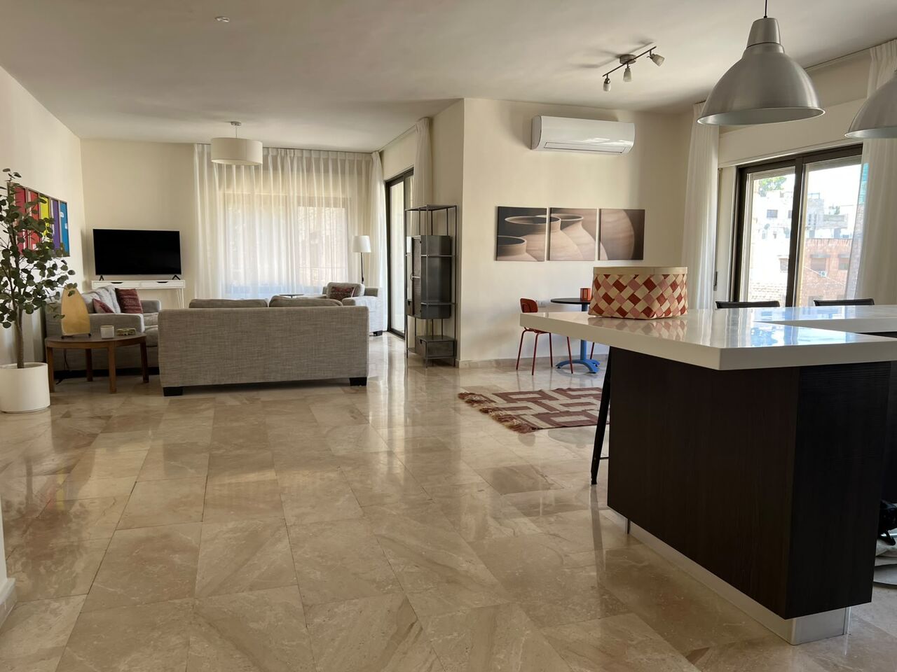 Jabal Al-Weibdeh, Apartments, Flats, Houses & Villas, JOD 16000/year,  Furnished,  3 BR,  Fully Furnished 3B Apart With Baconly In Jabal Webdeh 00962777688956