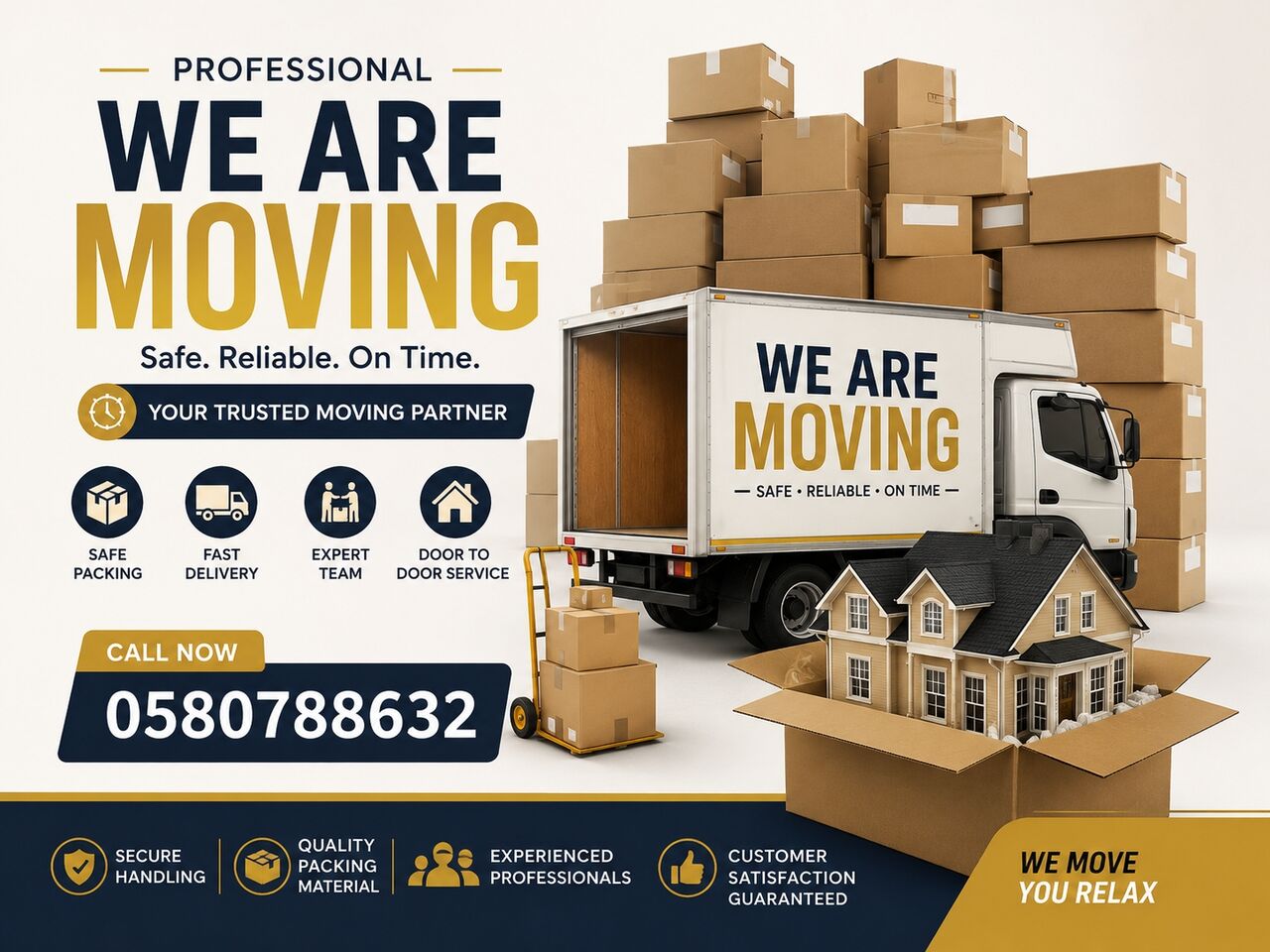 Khobar, Labor/Moving, We Are Providing The Best Relocation Services House Office Shifting In All KSA 0580788632
